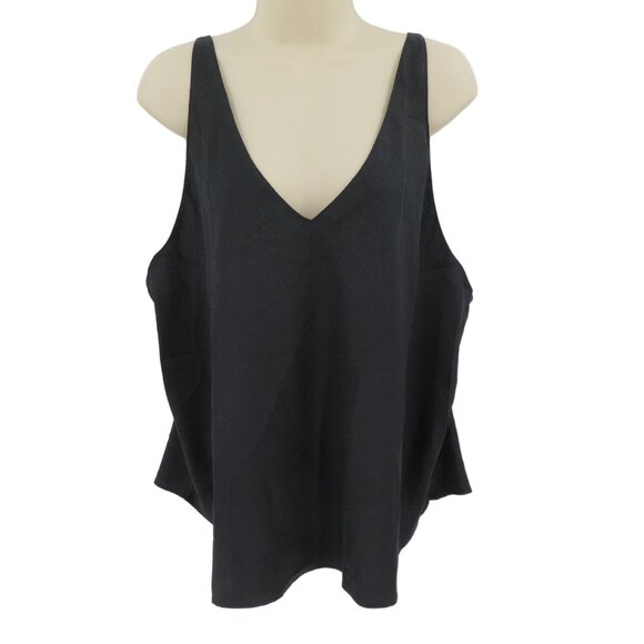Victorias Secret Womens XXL Black Leopard Cheetah Animal Print Cami Tank Top NEW - Picture 1 of 11